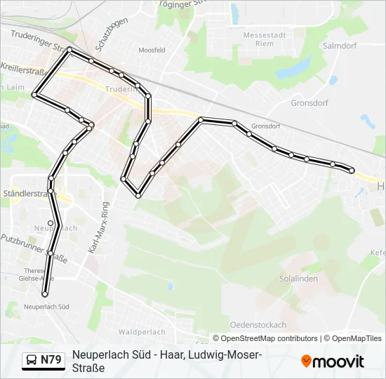 N79  Line Map