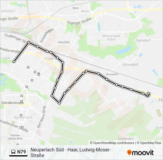 N79  Line Map