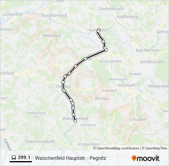 399.1 Bus Line Map