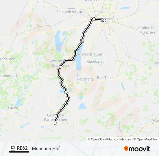 RE62  Line Map