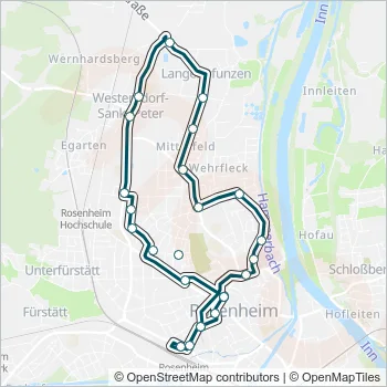 426 Bus Line Map