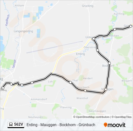 562V bus Line Map