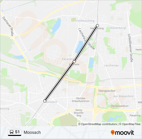 S1 bus Line Map