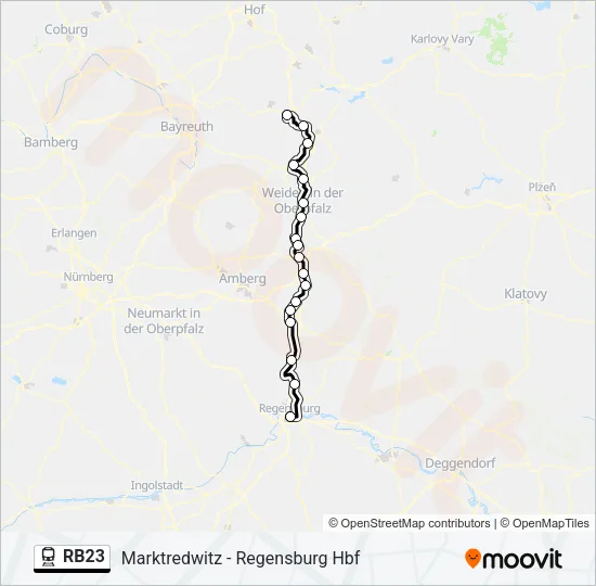 RB23 Train Line Map
