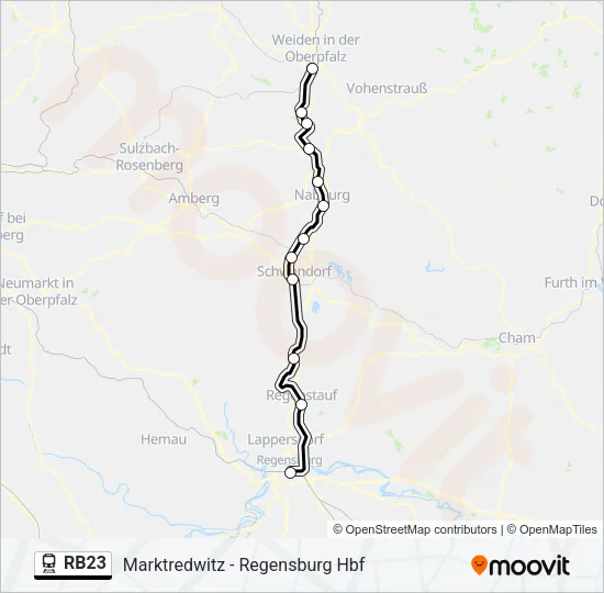 RB23 Train Line Map