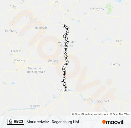 RB23 Train Line Map