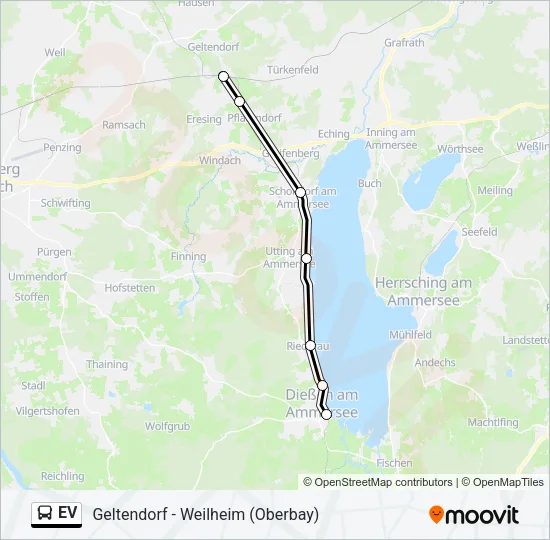 EV Bus Line Map