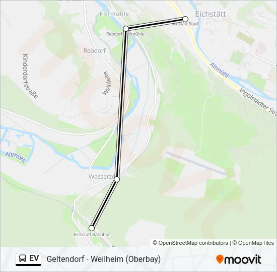 EV Bus Line Map