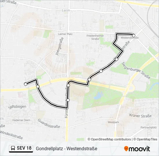  SEV 18: карта маршрута
