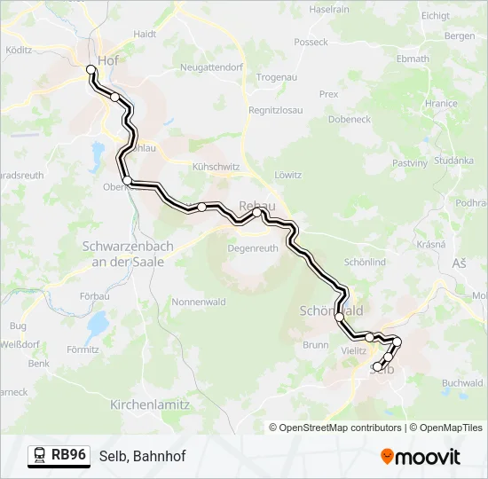 RB96  Line Map