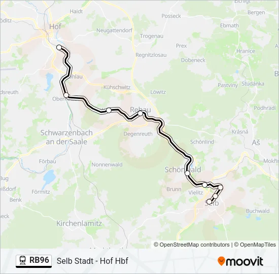 RB96  Line Map