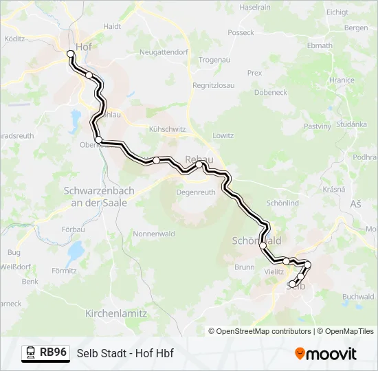 RB96 Train Line Map