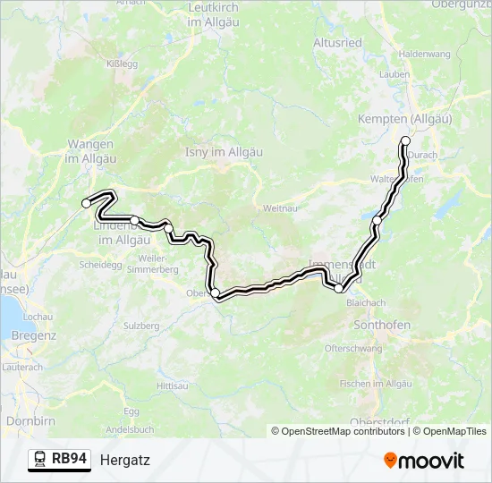 RB94  Line Map