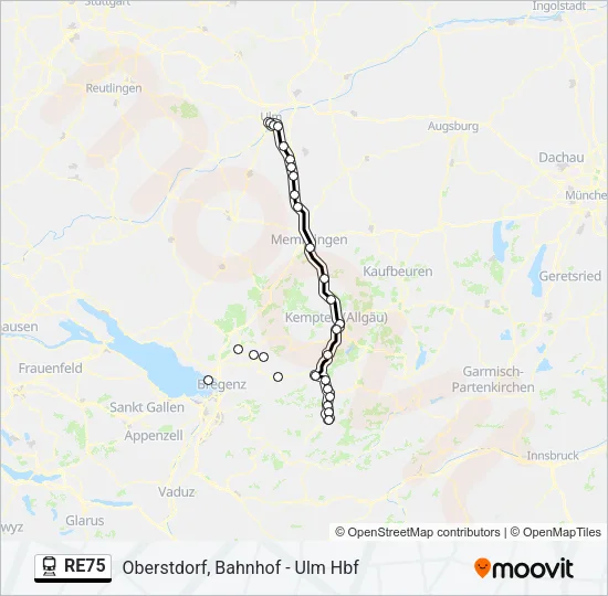 RE75  Line Map