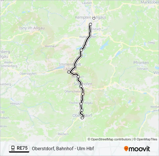 RE75  Line Map