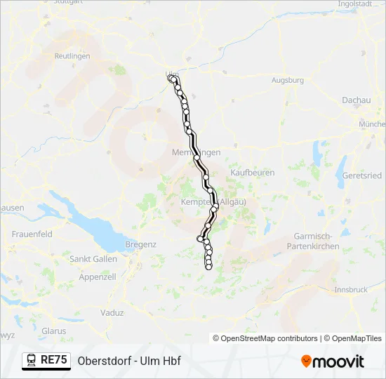 RE75  Line Map