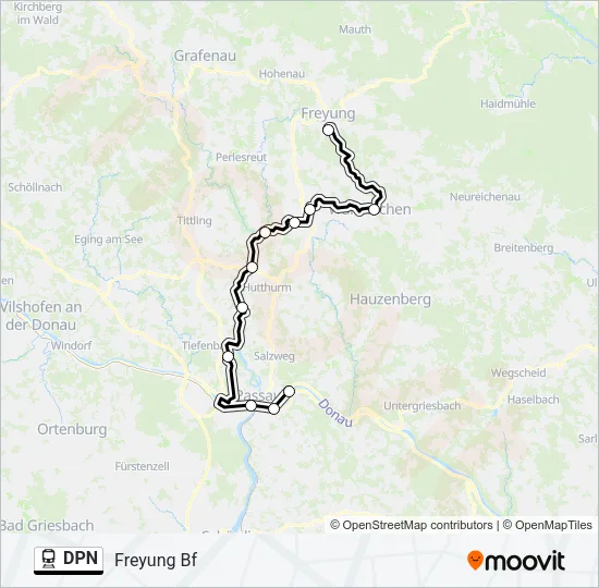 DPN Train Line Map