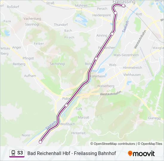 S3  Line Map