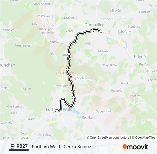 RB27 Train Line Map