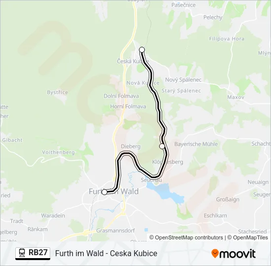 RB27 Train Line Map