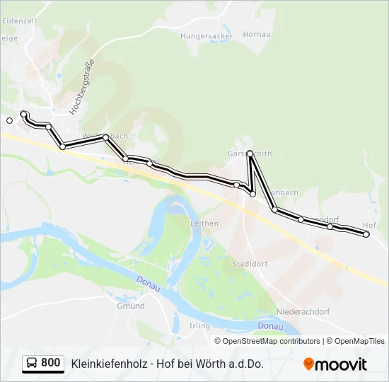 800 Bus Line Map