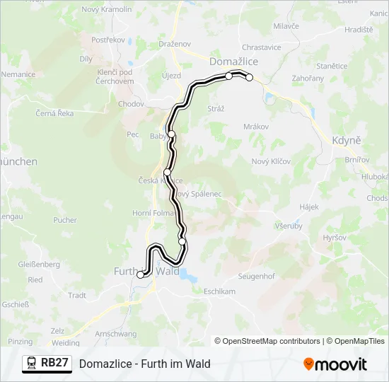 RB27 Train Line Map