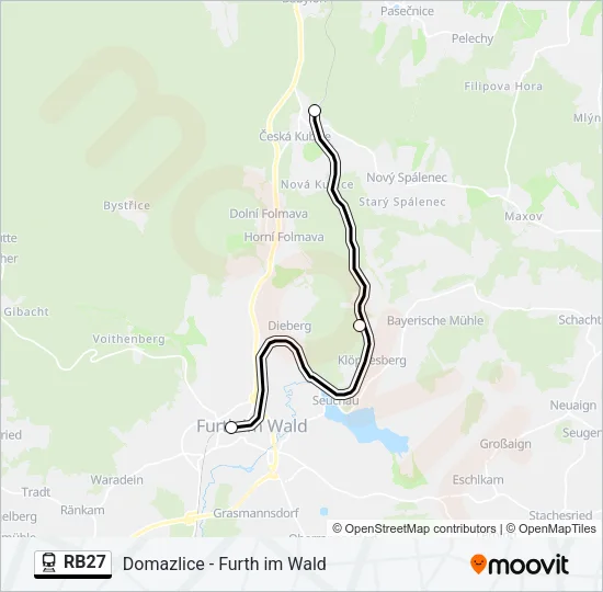 RB27 Train Line Map