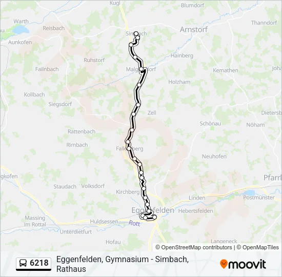 6218 Bus Line Map