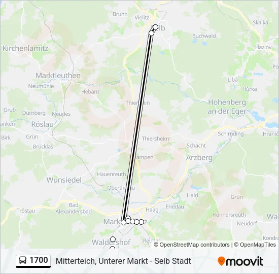 1700 Bus Line Map