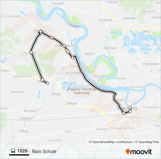 1026 Bus Line Map