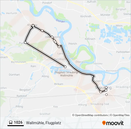 1026 Bus Line Map
