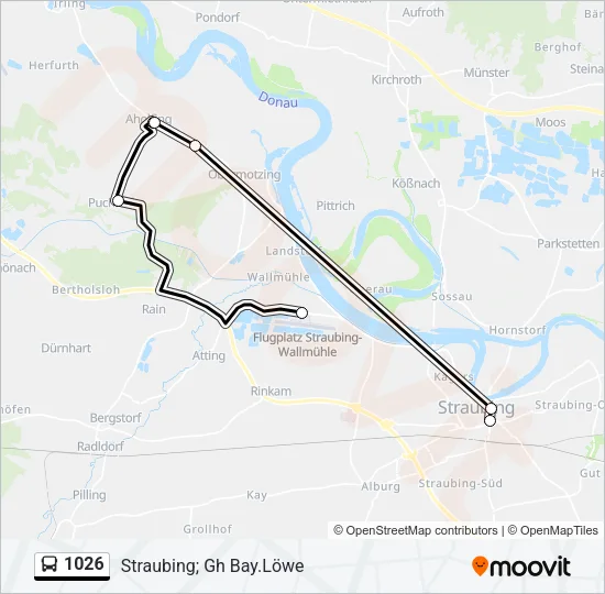 1026 Bus Line Map