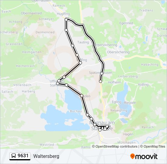  9631: карта маршрута