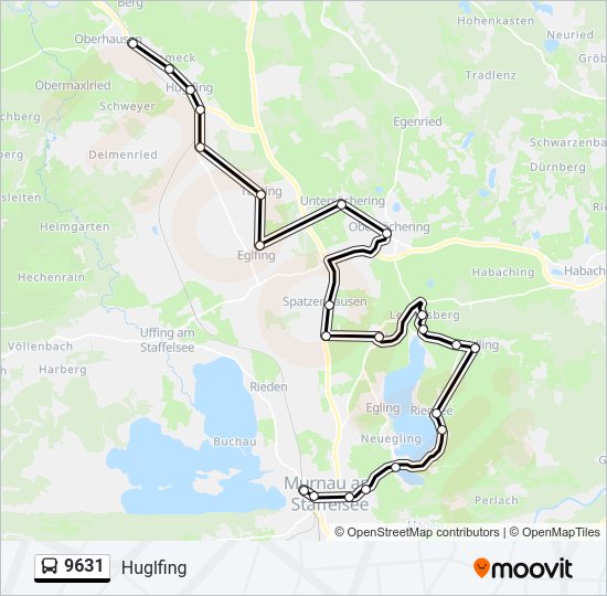  9631: карта маршрута