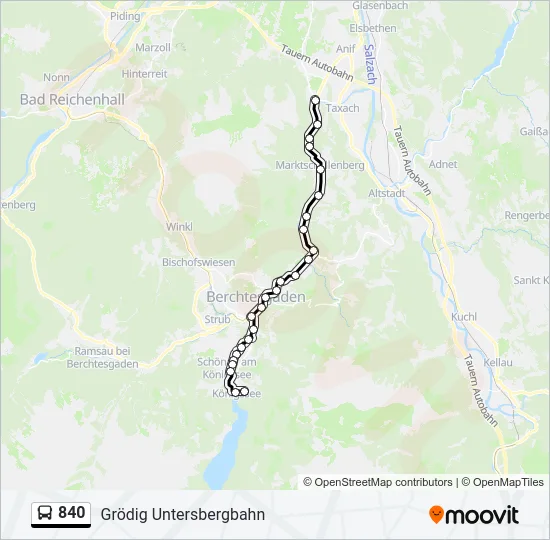 840  Line Map
