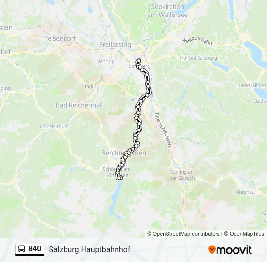 840  Line Map