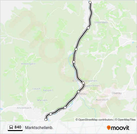840  Line Map