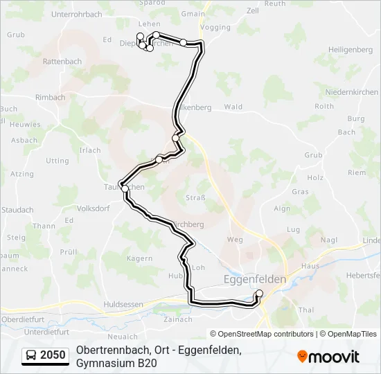 2050 Bus Line Map