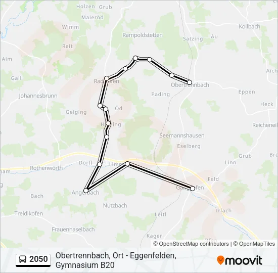 2050 Bus Line Map