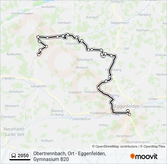 2050 Bus Line Map