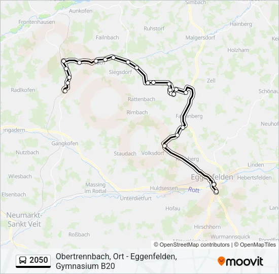 2050 Bus Line Map