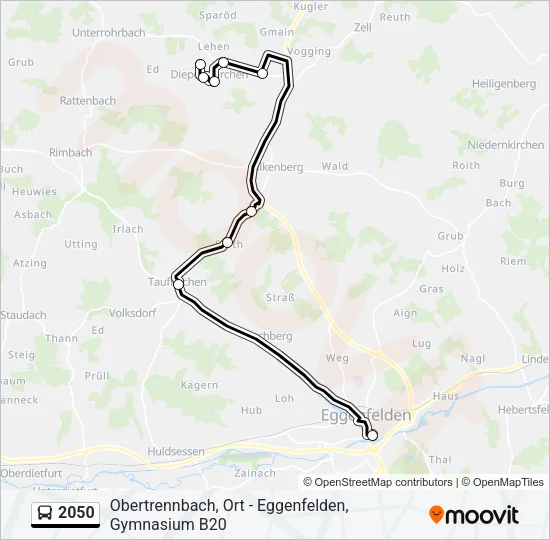 2050 Bus Line Map