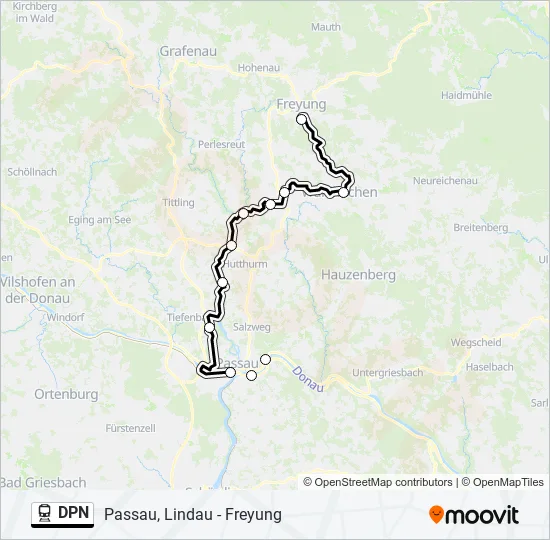 DPN Train Line Map