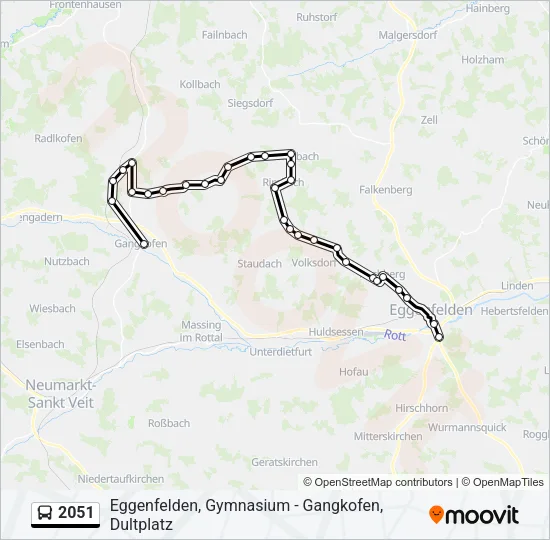 2051 Bus Line Map