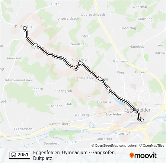 2051 Bus Line Map