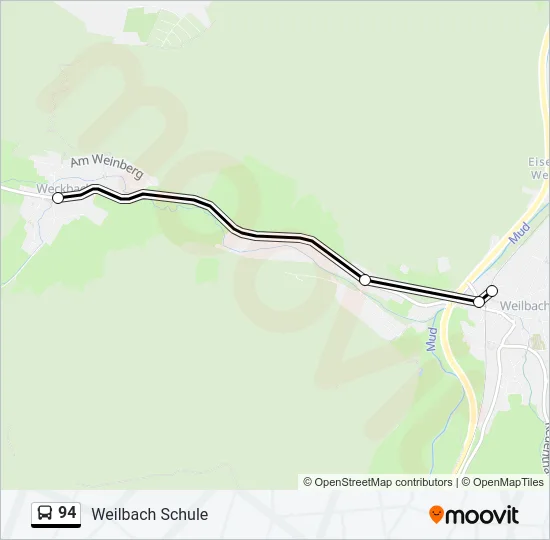 94 Bus Line Map