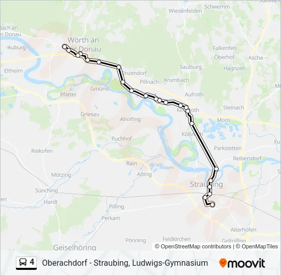 4 Bus Line Map