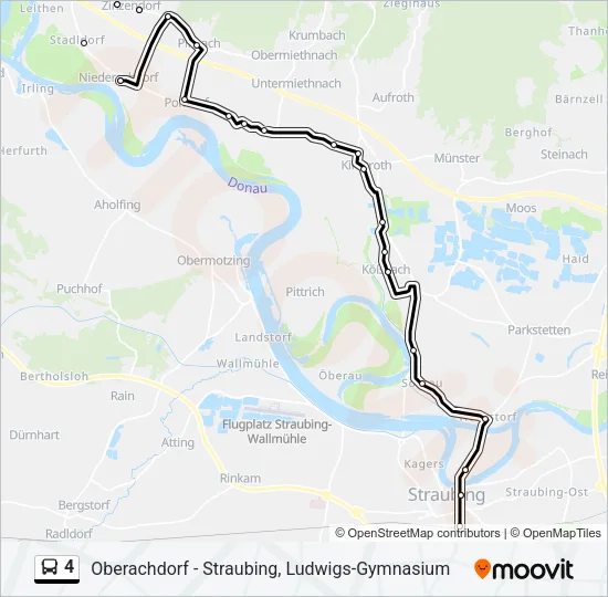 4 Bus Line Map