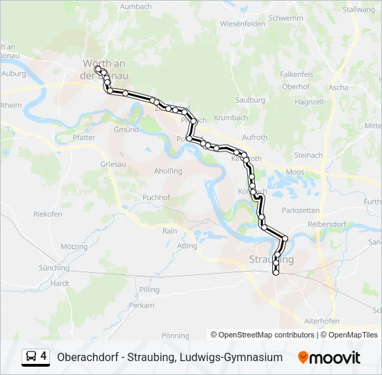 4 Bus Line Map