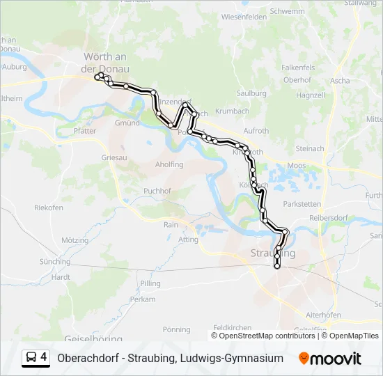 4 Bus Line Map